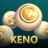 Keno number game icon